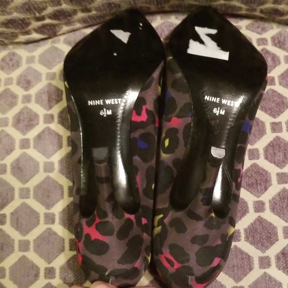 Multicolored Leopard Heels - Picture 3 of 3